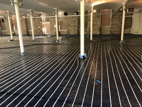 underfloor heating installation